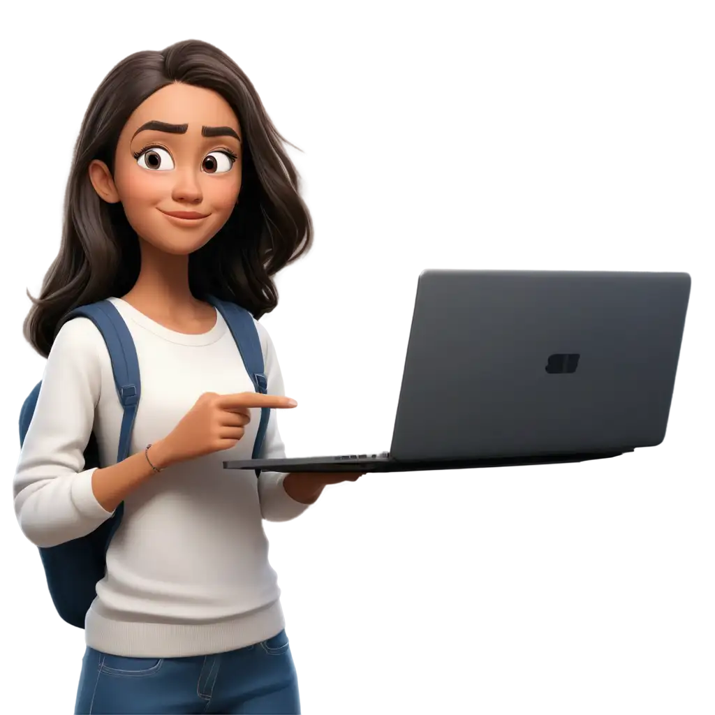 Cartoon-Student-Solving-Website-Issue-on-Laptop-PNGPNG-Image-SEO-Analysis-Expert-Tutorial-Image-for-Troubleshooting