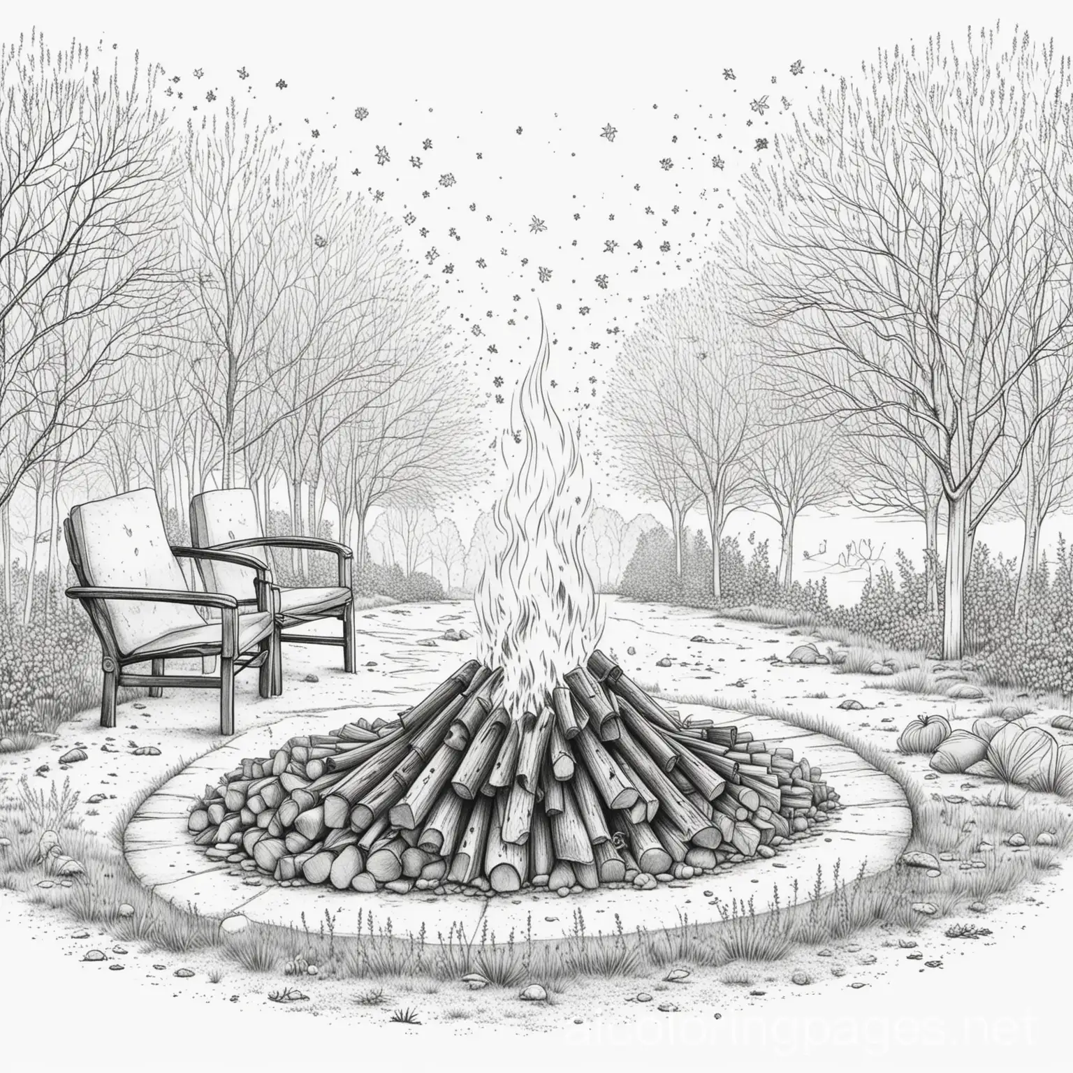 Cozy-Bonfire-Nights-with-Fireworks-in-Autumn