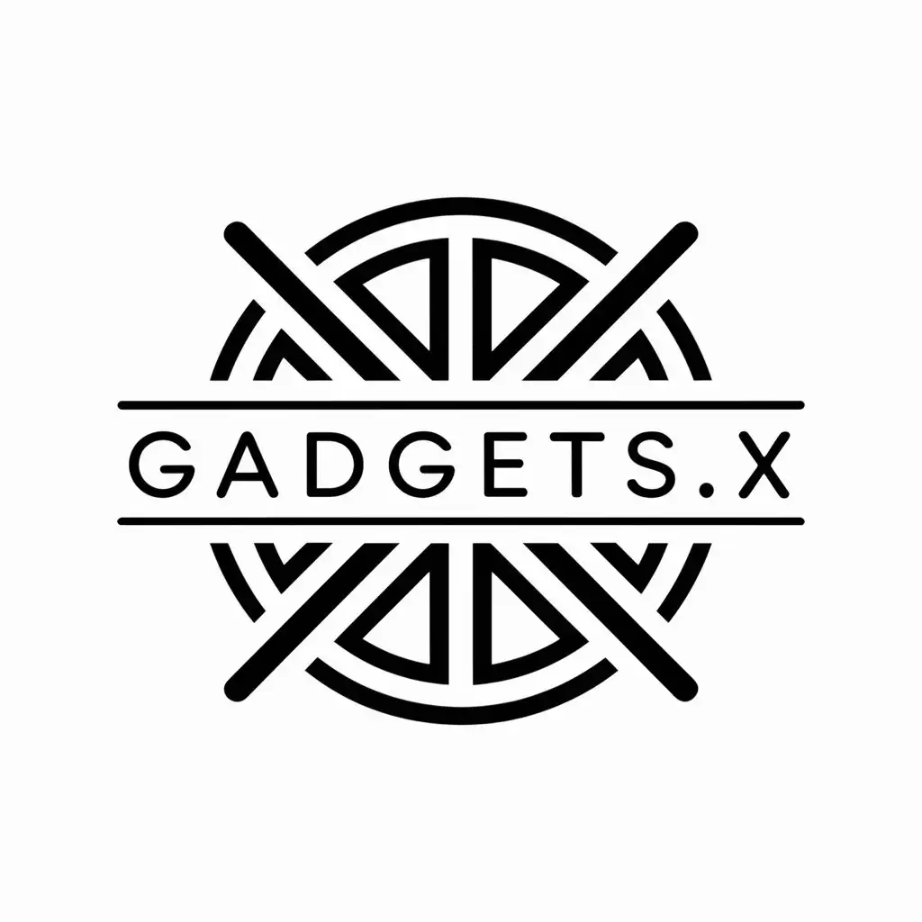 a vector logo design,with the text "gadgets.x", main symbol:gadgets.x,Moderate,clear background