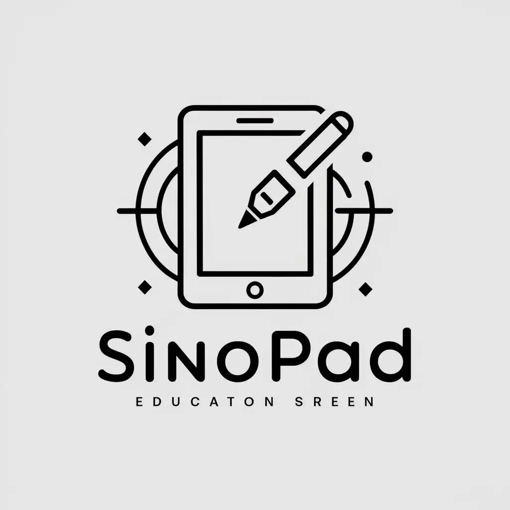 LOGO-Design-for-Sinopad-Minimalistic-Education-Marker-Tablet-Theme