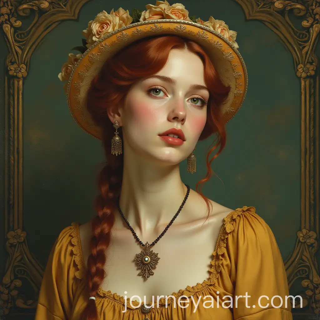 AI-Image-Prompt-ExpansionPreRaphaelite-Woman-in-Dreamy-Victorian-Setting