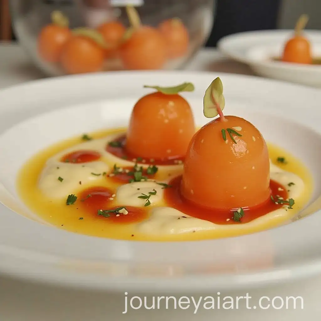 Creative-Culinary-Techniques-Turning-Gazpacho-into-Foam-and-Creating-Spheres