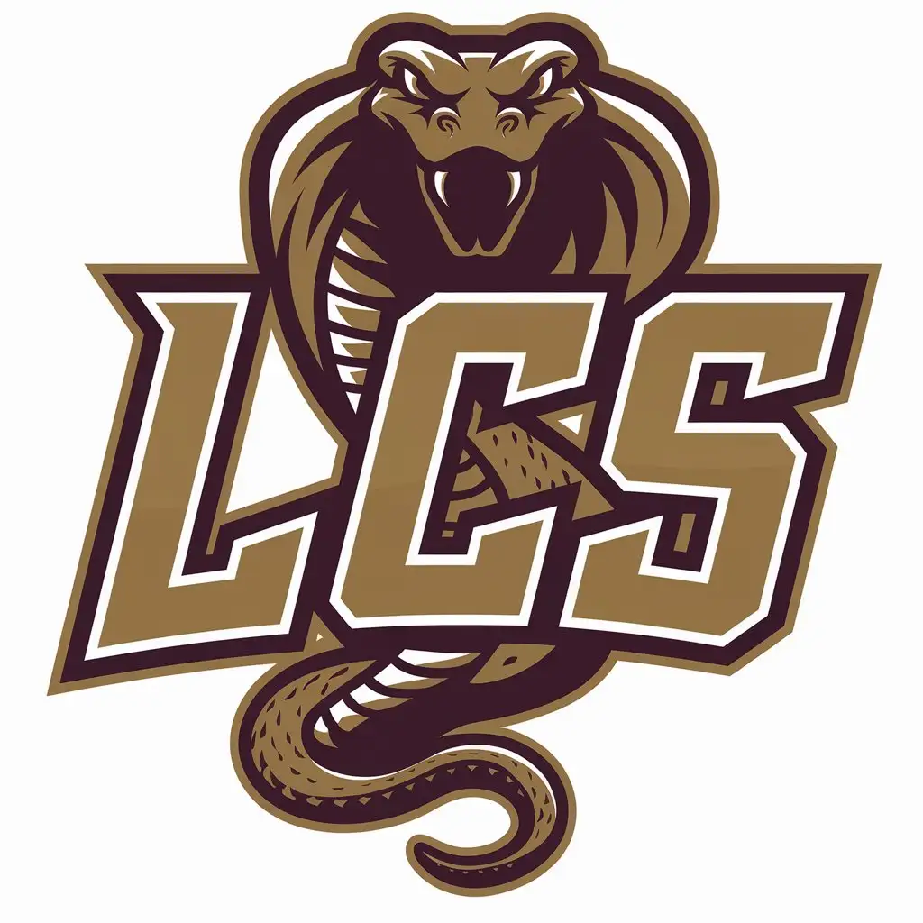 LOGO-Design-for-LCS-Aggressive-SnakeInspired-Vector-Logo