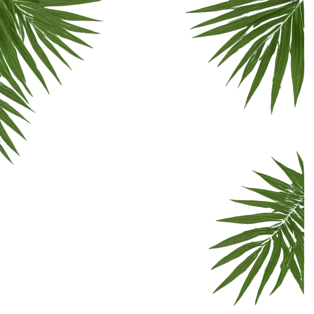 Realistic-Palm-Tree-Leaves-PNG-Image-HighQuality-Transparent-Artwork-for-Versatile-Use