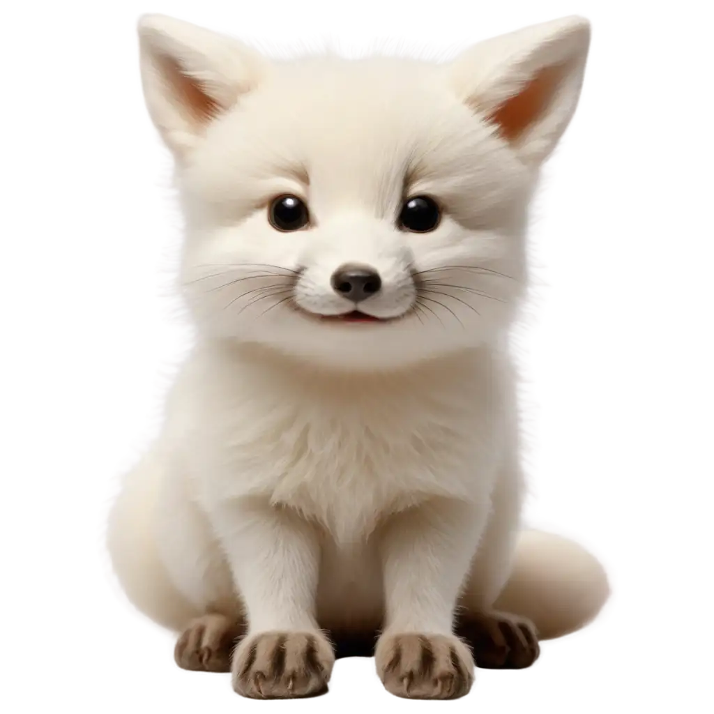 baby white fox