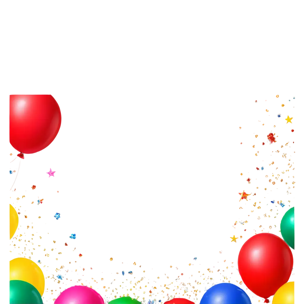 Vibrant-Playful-Balloon-Frame-PNG-with-Confetti-Stars-and-Festive-Elements-for-Celebrations