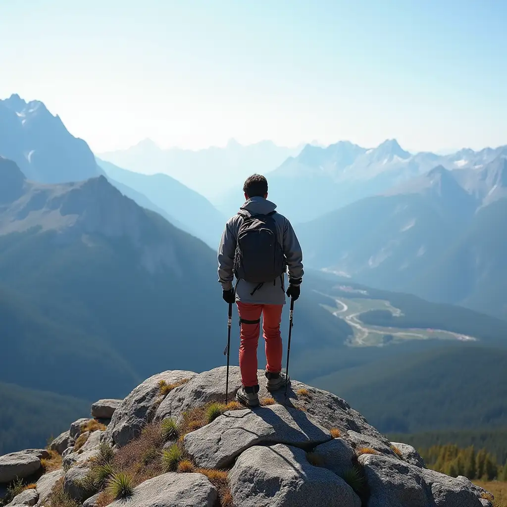 Sabionski on top of the mountains