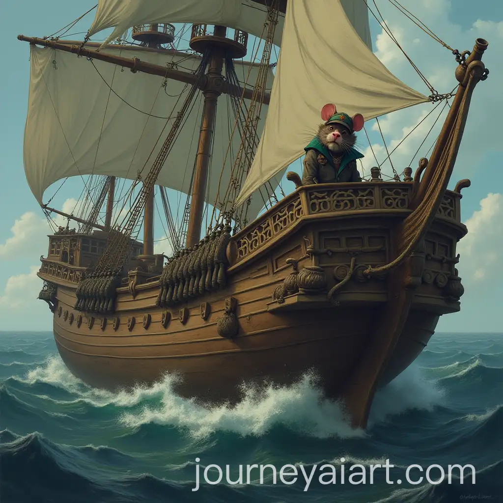 Rat-Captain-and-Crew-Reluctantly-Stay-on-Sinking-Ship