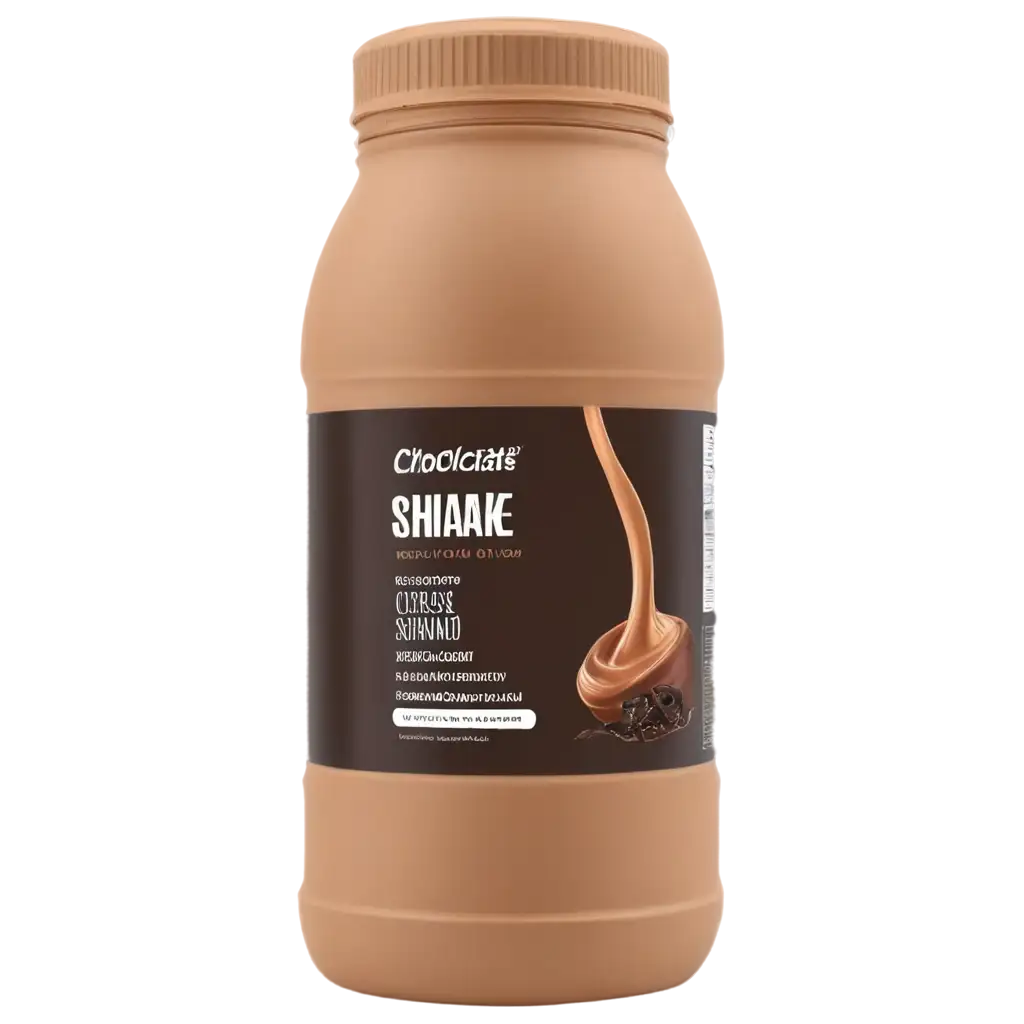 Protein-Shake-Chocolate-Bottle-PNG-for-Enhanced-Visual-Appeal-and-Brand-Recognition