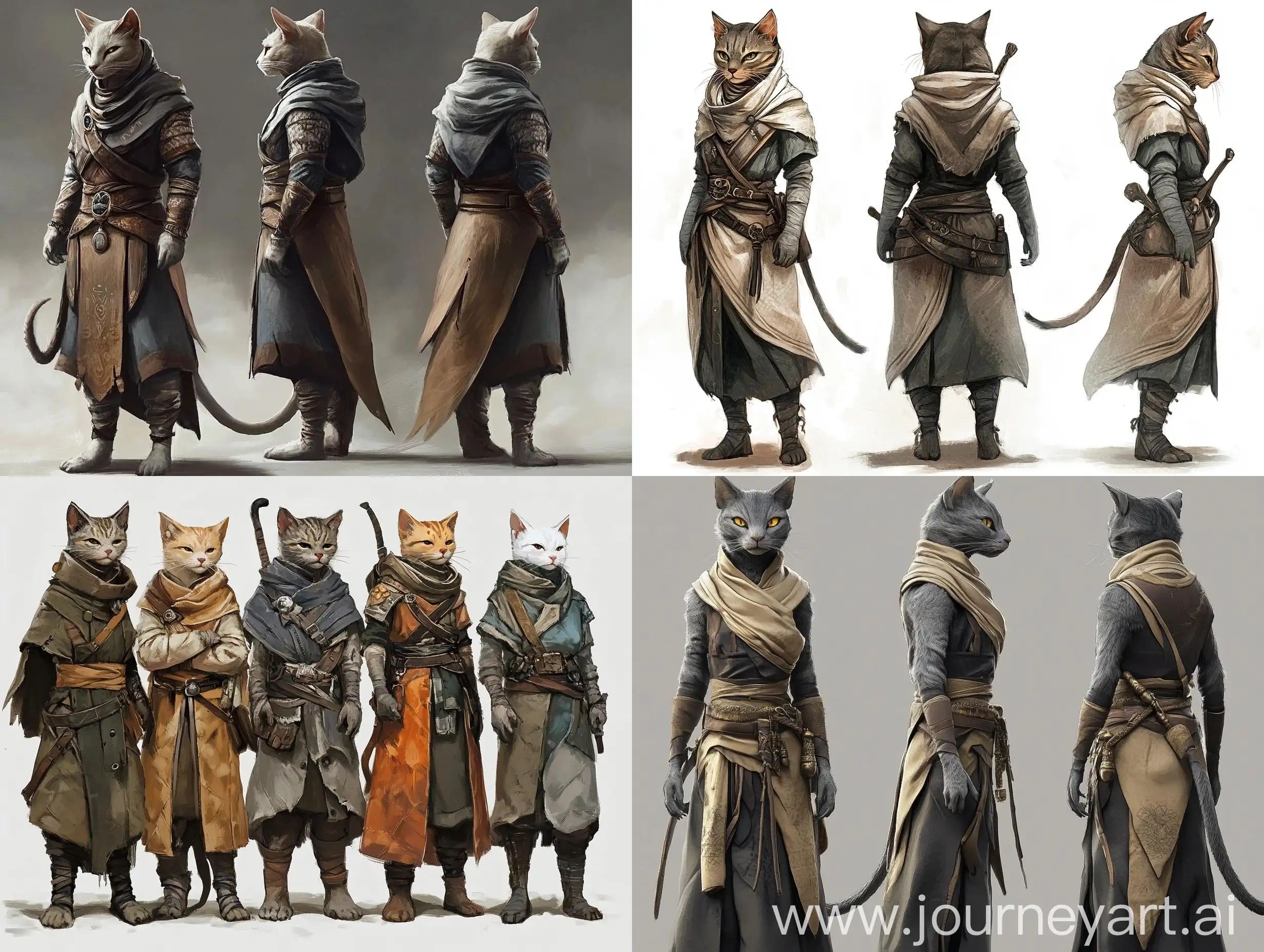 Fantasy-Tabaxi-or-Khajiit-Character-in-JourneyStyle-Attire