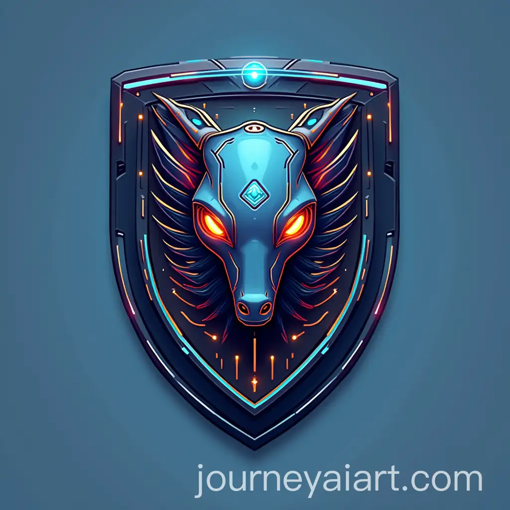 Futuristic-Football-Club-Crest-Algoritmoh-RoboticsInspired-Logo