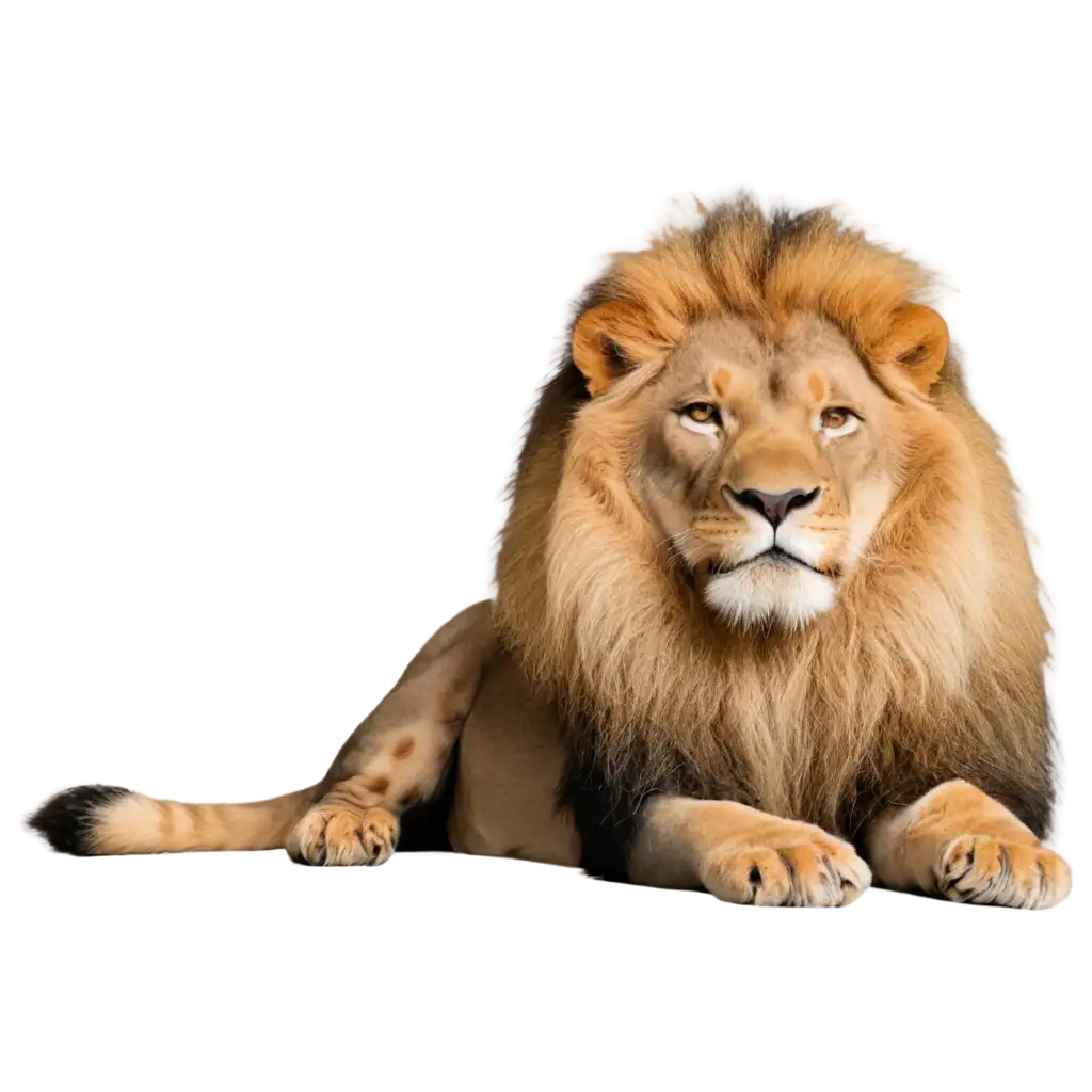 Detailed-PNG-Image-of-a-Majestic-Lion-with-Heavy-Mane