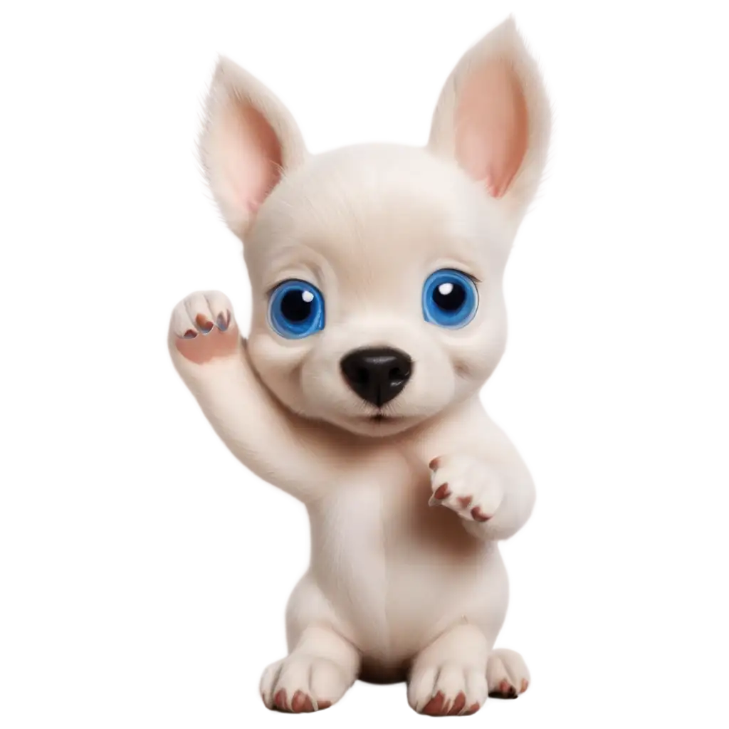 Adorable-BlueEyed-Dog-Greeting-with-Its-Paw-PNG-Image-for-Clear-HighQuality-Visuals