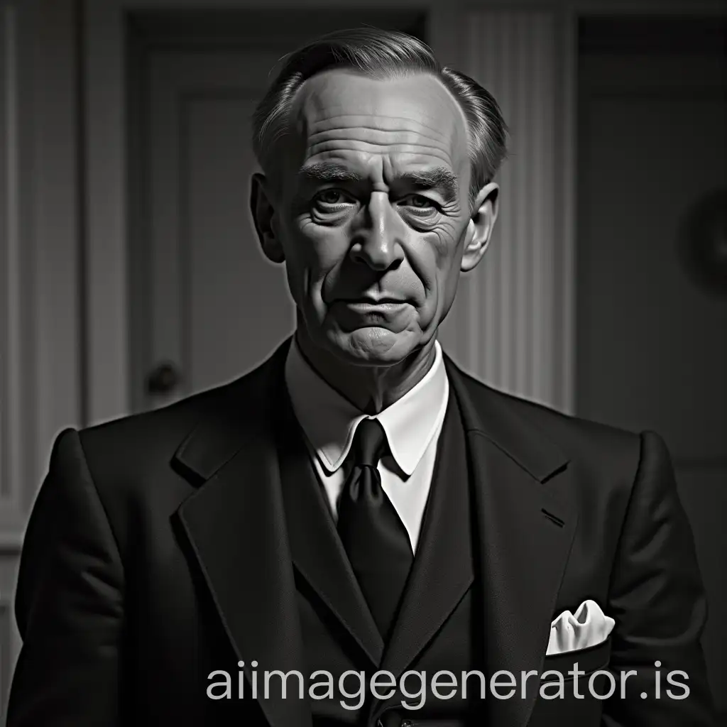 Mr. Rogers is a thin man, with a serious and reserved appearance. He is the butler of the mansion on the island along with his wife. His role in the story is that of an efficient but submissive servant, trapped in the situation along with the other guests. He was accused, along with his wife, of letting his former employer die to benefit from her inheritance.