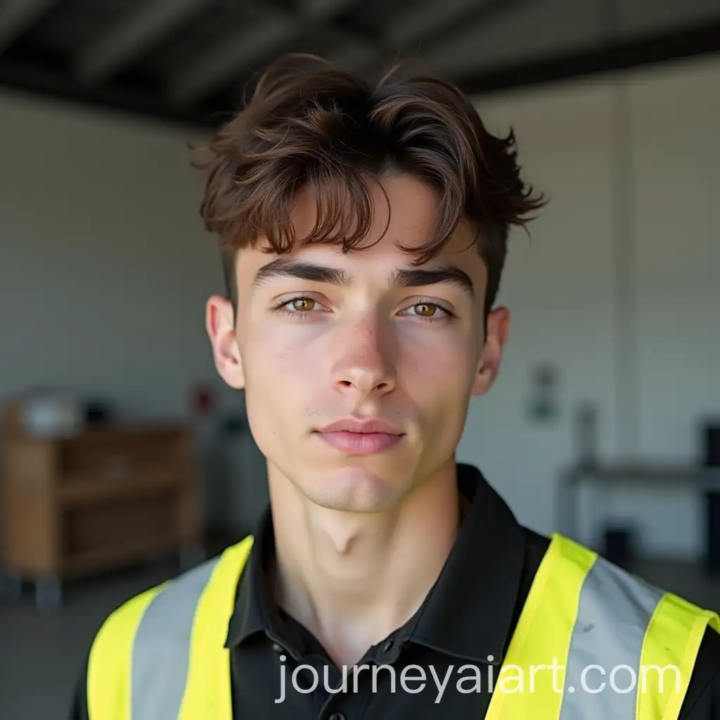 YoungAI-Image-Prompt-Expansion-Man-in-Industrial-Setting-with-Tousled-Hair-and-HighVis-Vest