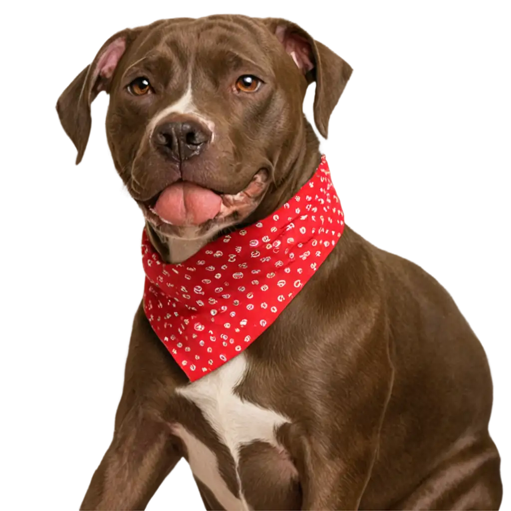 Pitbull-Wearing-Red-BandPNG-Image-Usage-Scenariosana-PNG-HighQuality-Transparent-Image-for-Various-Uses