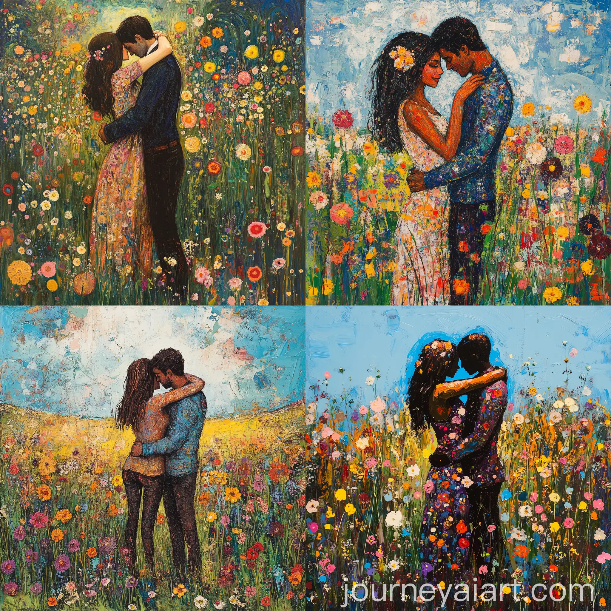 Romantic-Couple-Embracing-in-a-Field-of-Flowers