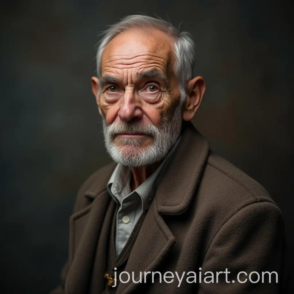 Elderly-Man-in-Thoughtful-Reflection