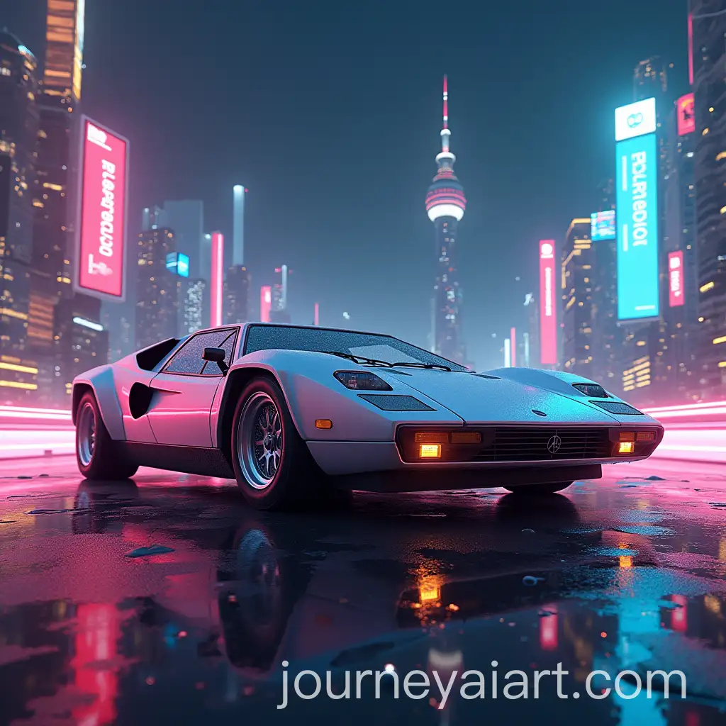 Futuristic-Car-in-a-Galactic-Cityscape