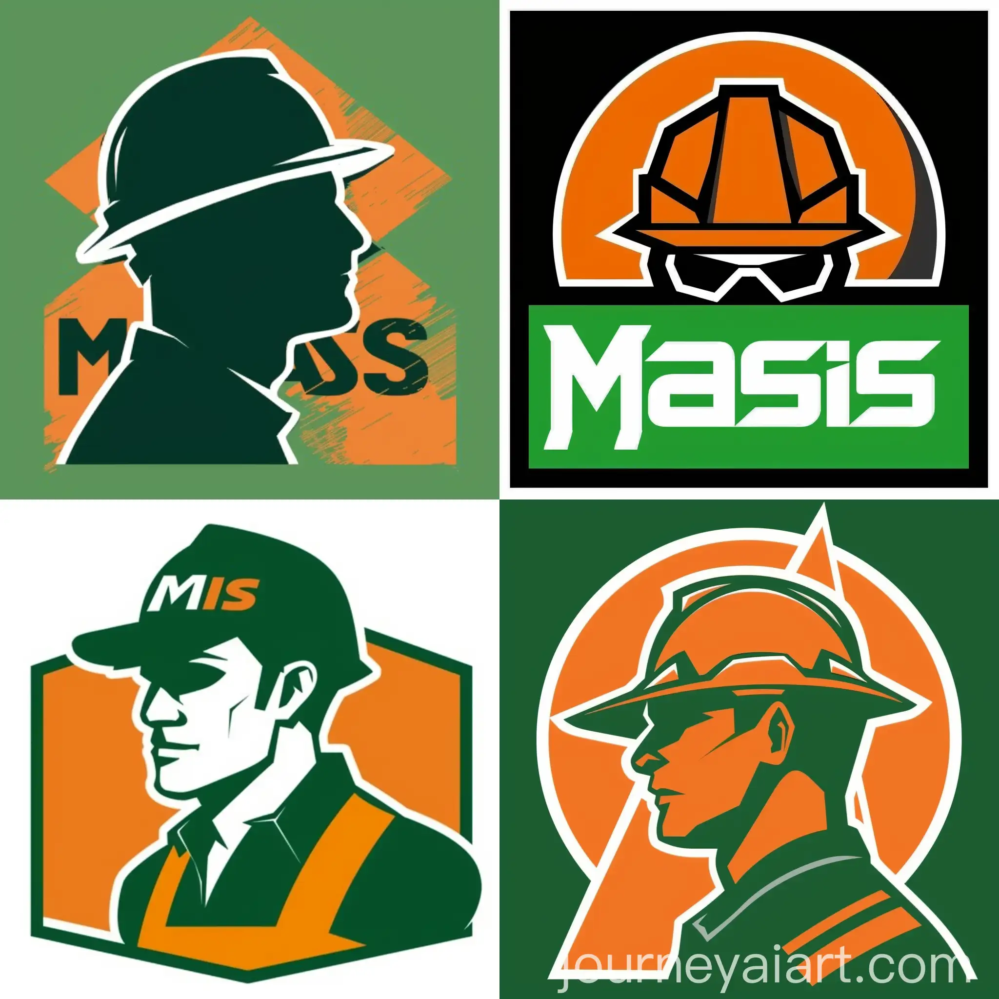Bold-Green-and-Orange-Logo-Design-for-Masis-General-Contractor