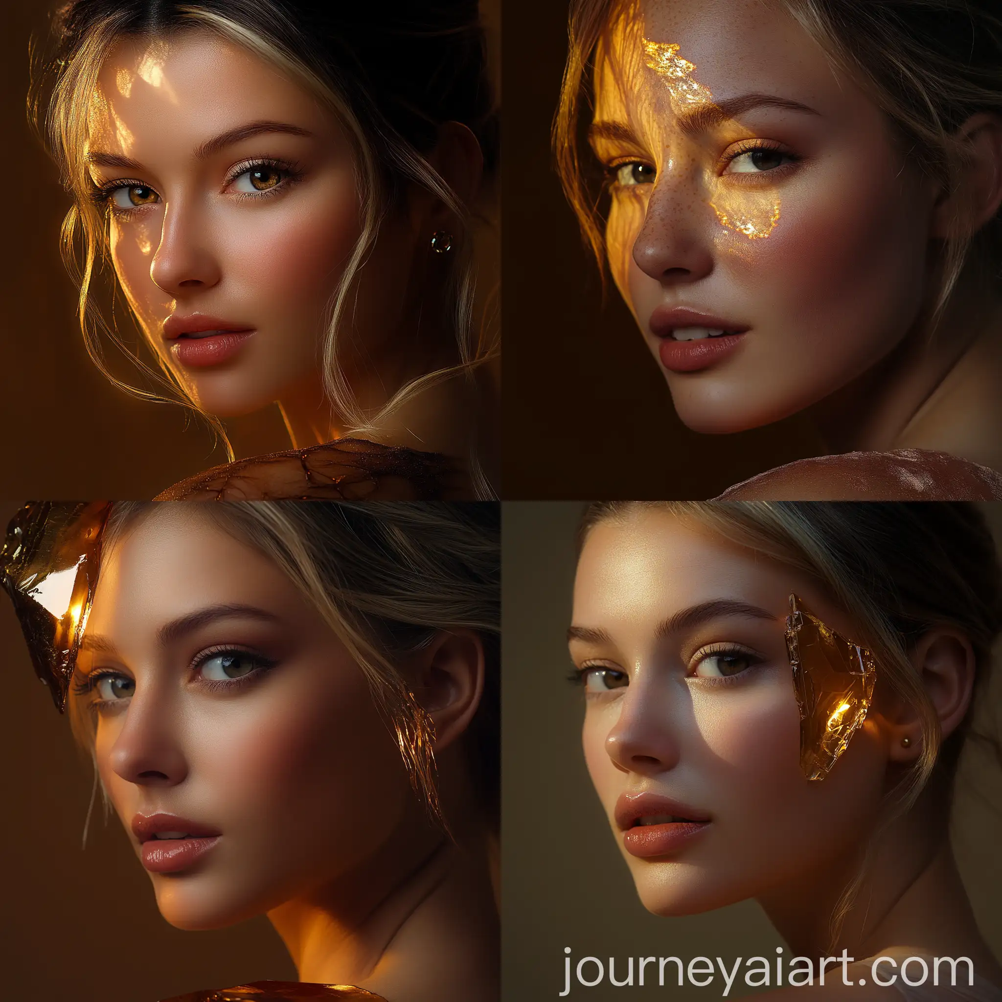 Young-Woman-with-Amber-Glass-Portrait