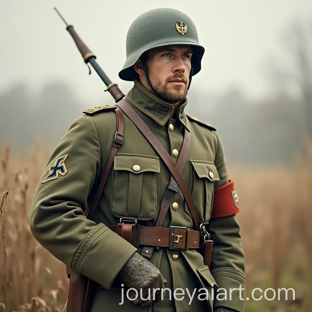German-Freikorps-Soldier-from-19181923-in-Historical-Uniform