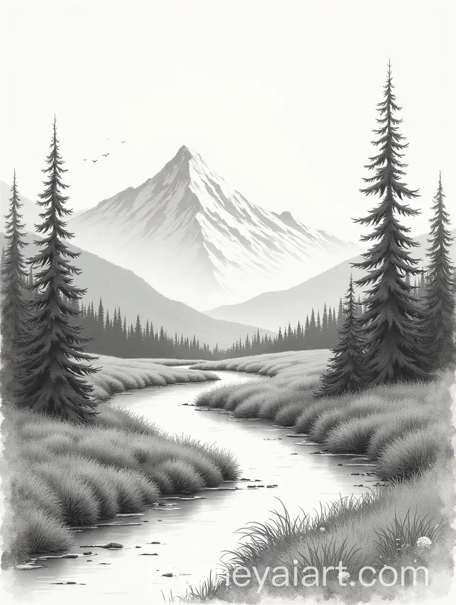 Beautiful-Landscape-Drawing-with-Natural-Elements