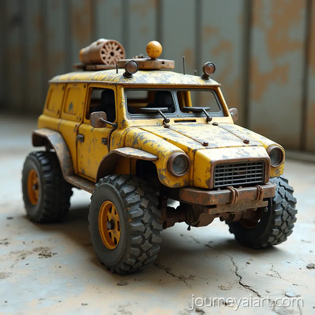 Duck-Car-Built-from-Faction-Parts-in-Russian-Game-Crossout