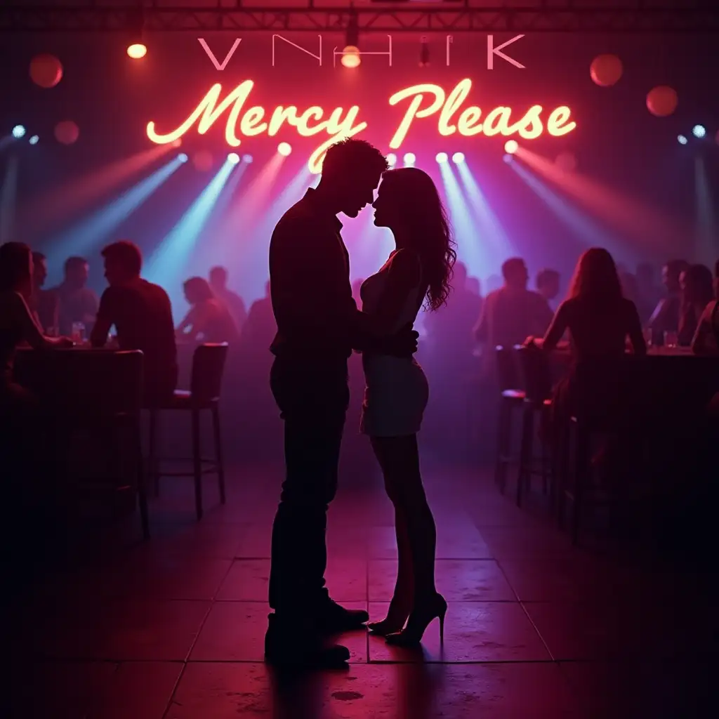 Romantic-Dance-in-Neon-Lights-at-a-Club-with-Mercy-Please-Song-Title