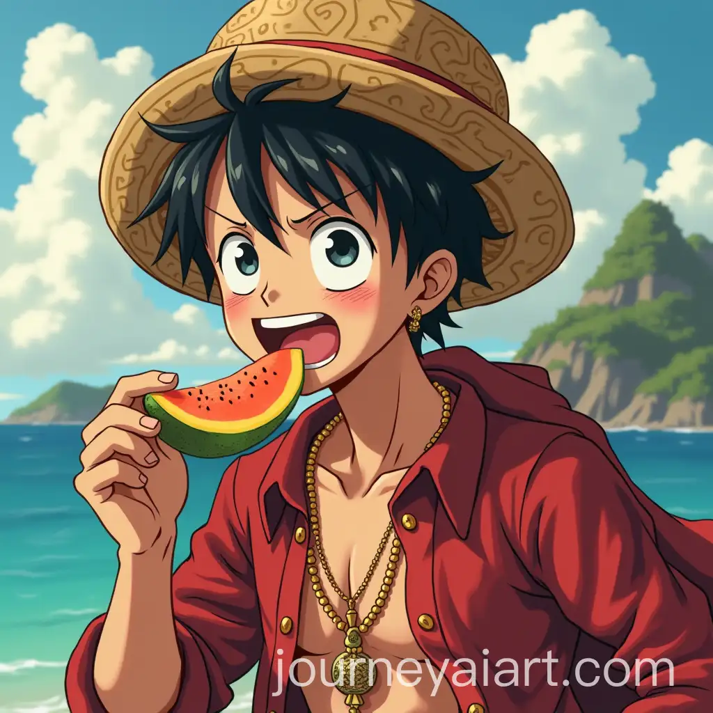 Boy-Aspiring-to-Be-King-of-Pirates-with-Rubber-Power