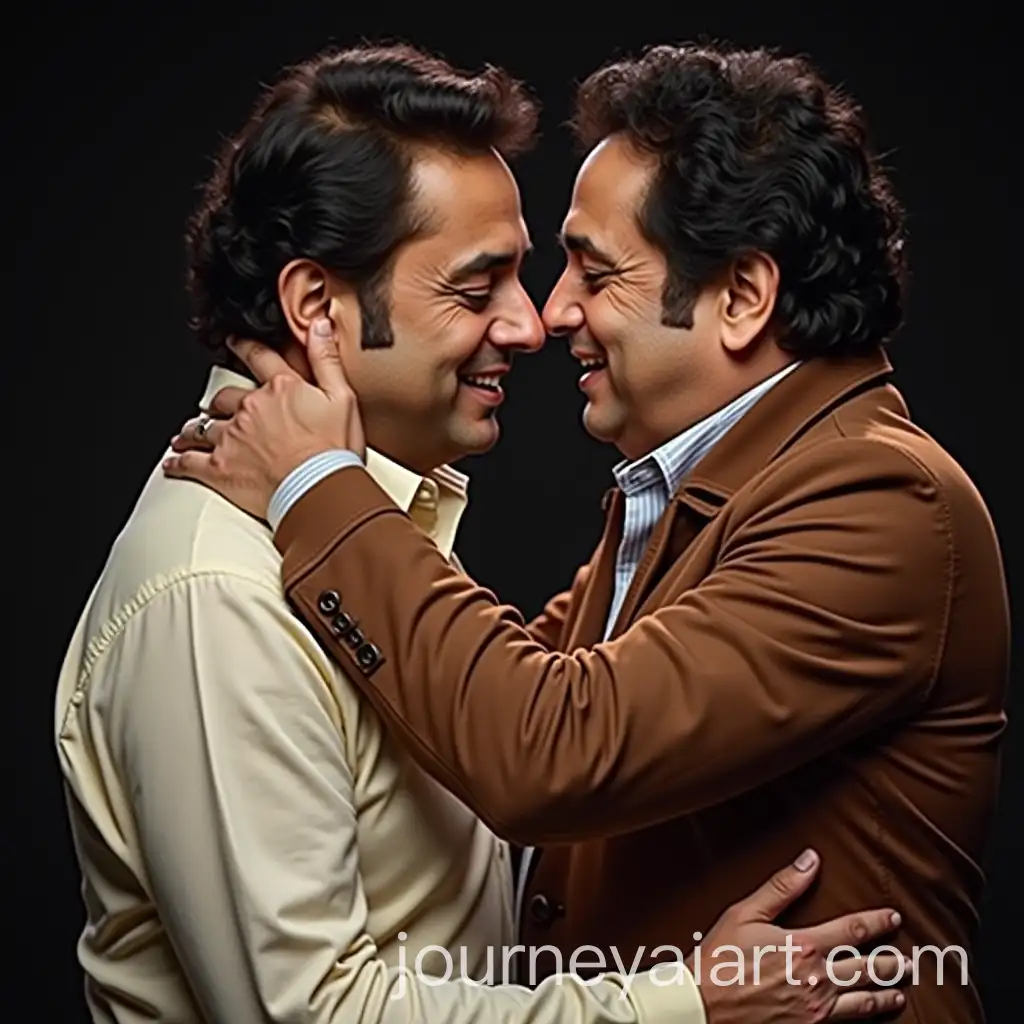 Sonu-Nigam-and-Mohammad-Rafi-Embracing-in-a-Moment-of-Musical-Unity