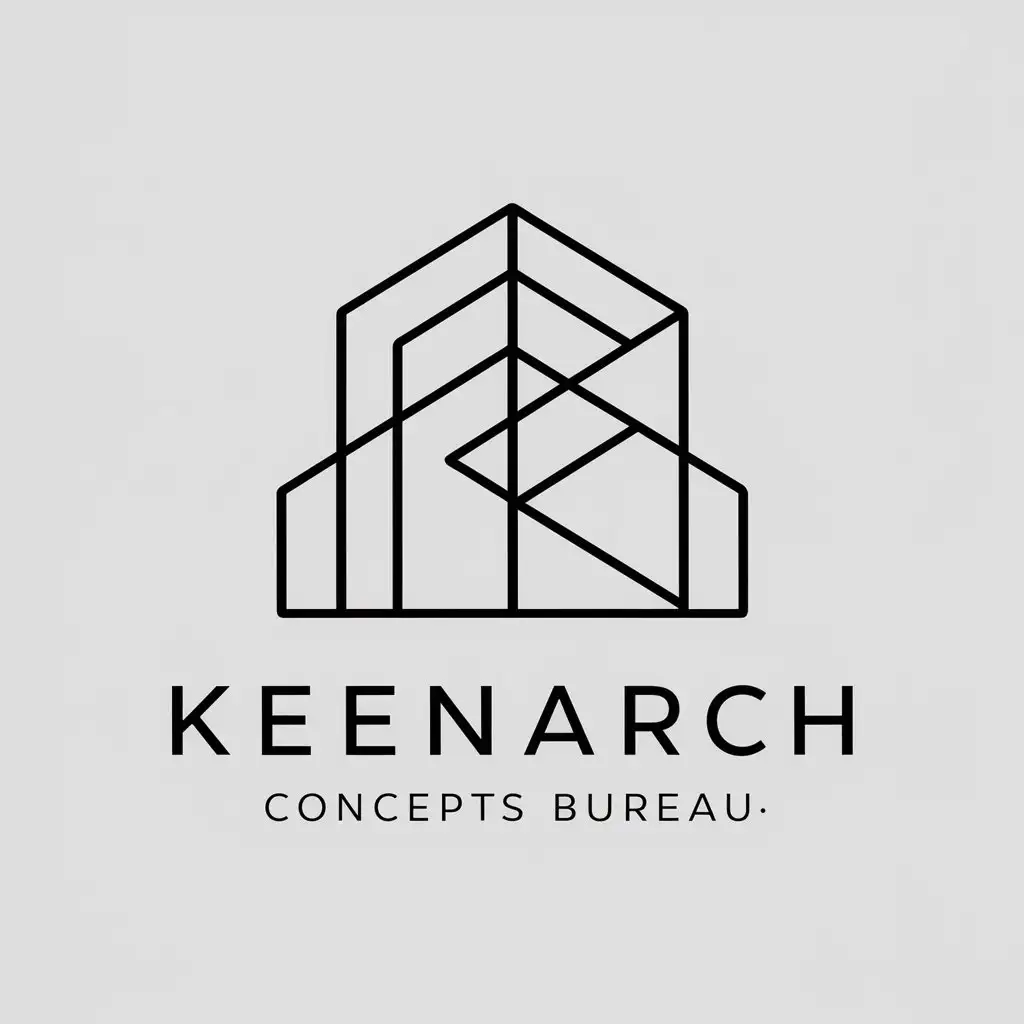 LOGO Design For KEENARCH CONCEPTS BUREAU Modern Architectural Construction Theme