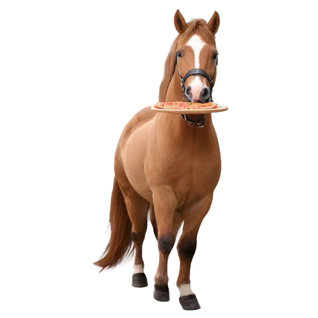 Cool-Horse-Eating-Pizza-Hut-Pizza-HighQuality-PNG-Image-for-Creative-Projects