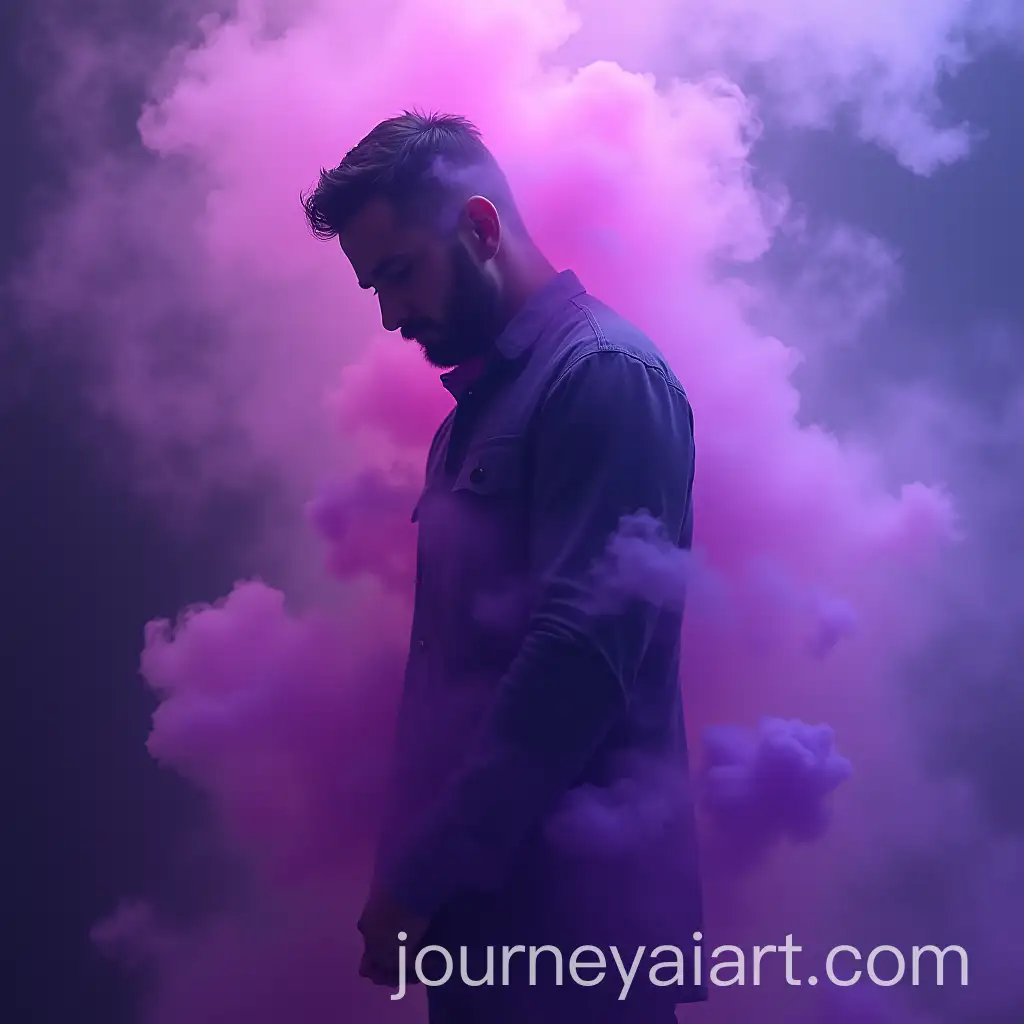 Abstract-Artwork-of-Ethereal-Purple-Smoke