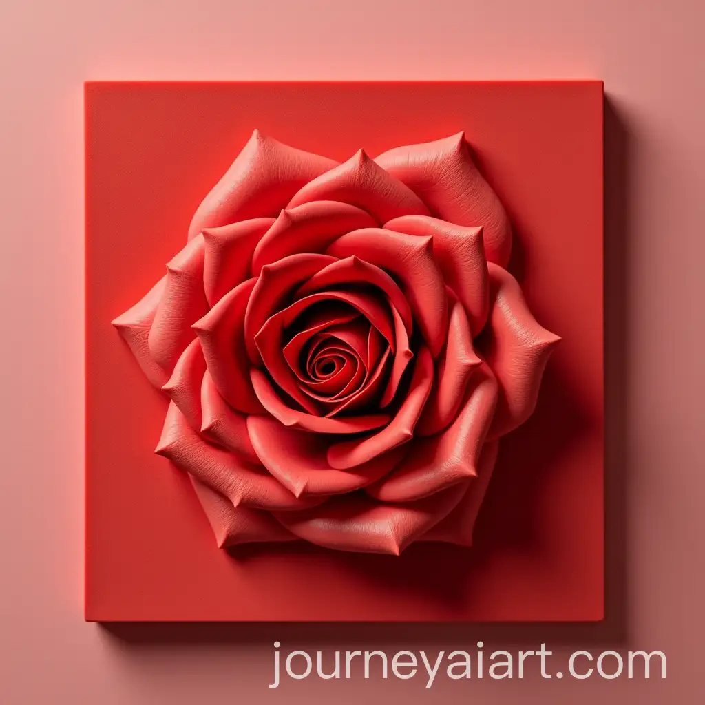 Red-Rubber-Rectangle-with-Rose-Bud-Inscription