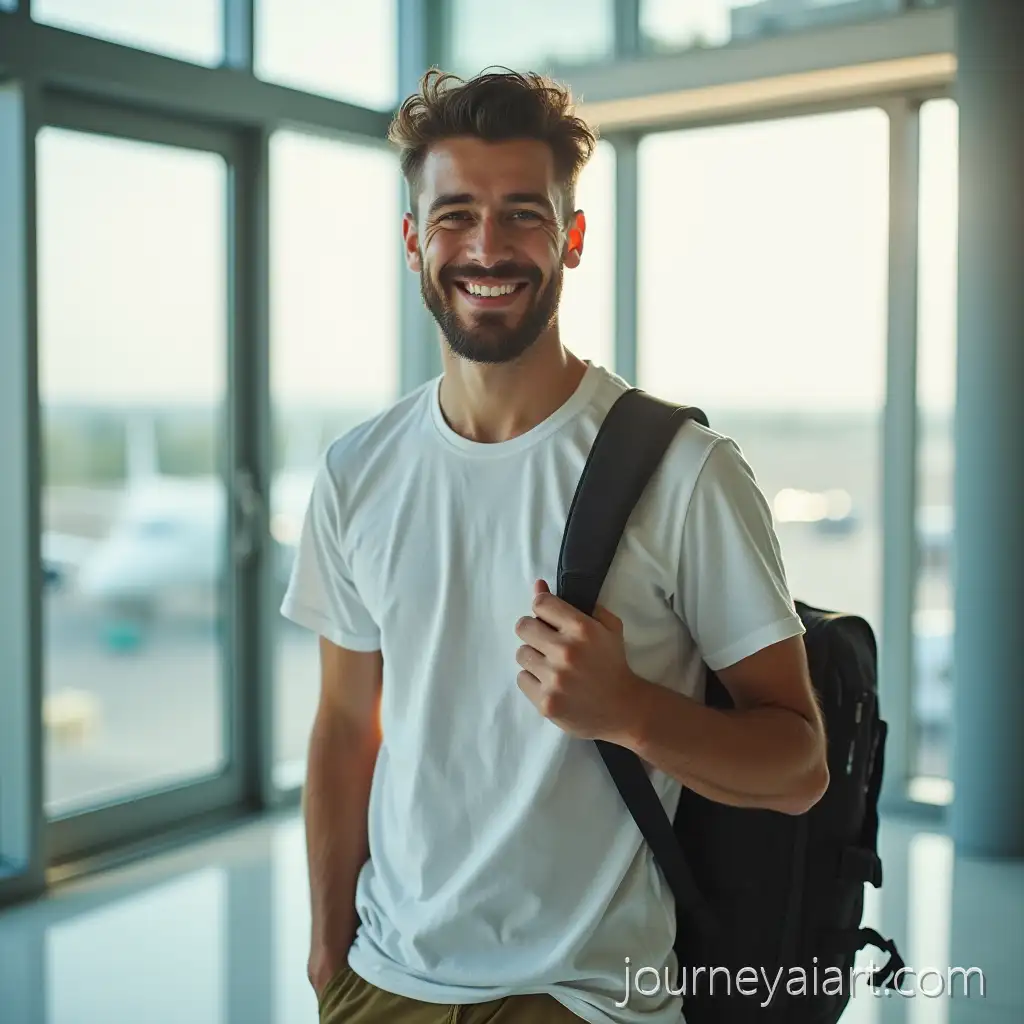 Young-ManAI-Art-Prompt-Expansion-with-Luggage-at-Airport-in-Summer-Time-Portrait