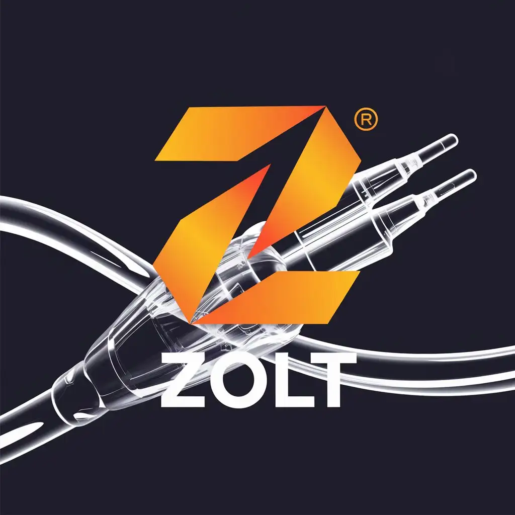 LOGO Design for Zolt Test Lead Symbol on a Clear Background