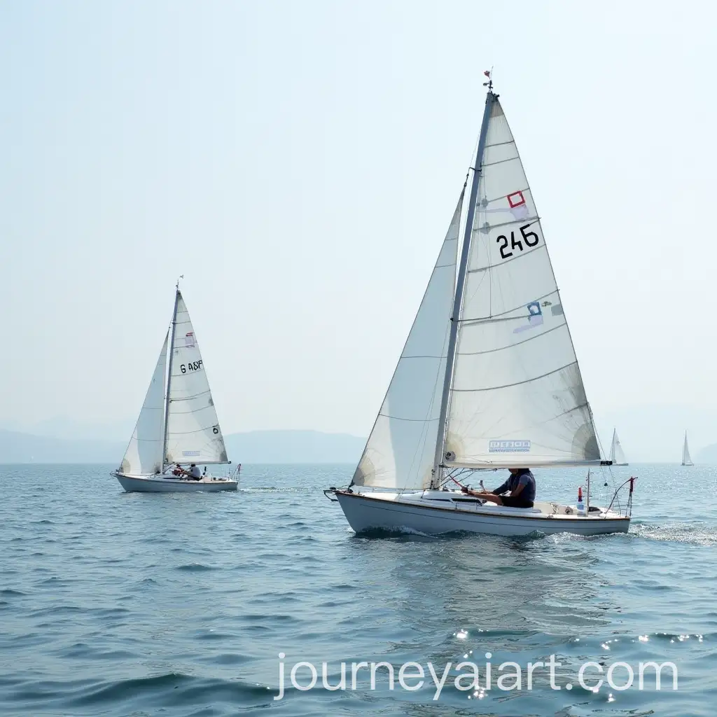 Yacht-RegattaAI-Art-Prompt-Expansion-in-24mR-Class-Sailing-Race