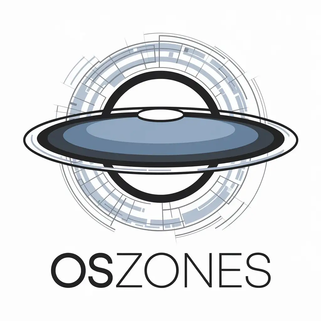 LOGO Design for OSZones Vector Ozone Symbol with Clear Background