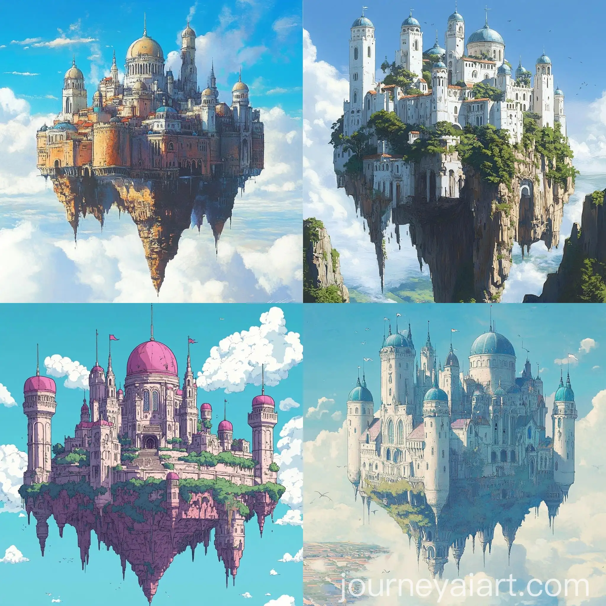 Floating-Castle-with-Domed-Towers-in-Akira-Toriyama-Dragon-Ball-Style-Anime