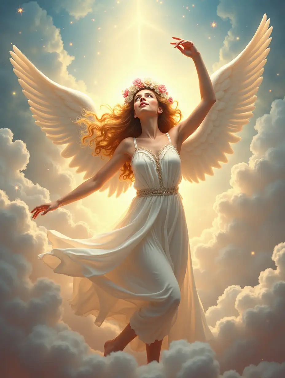 Heavenly-Scene-with-Dancing-Beauty-and-Angels-Under-Learn-the-Secrets-of-Womens-Happiness-Inscription