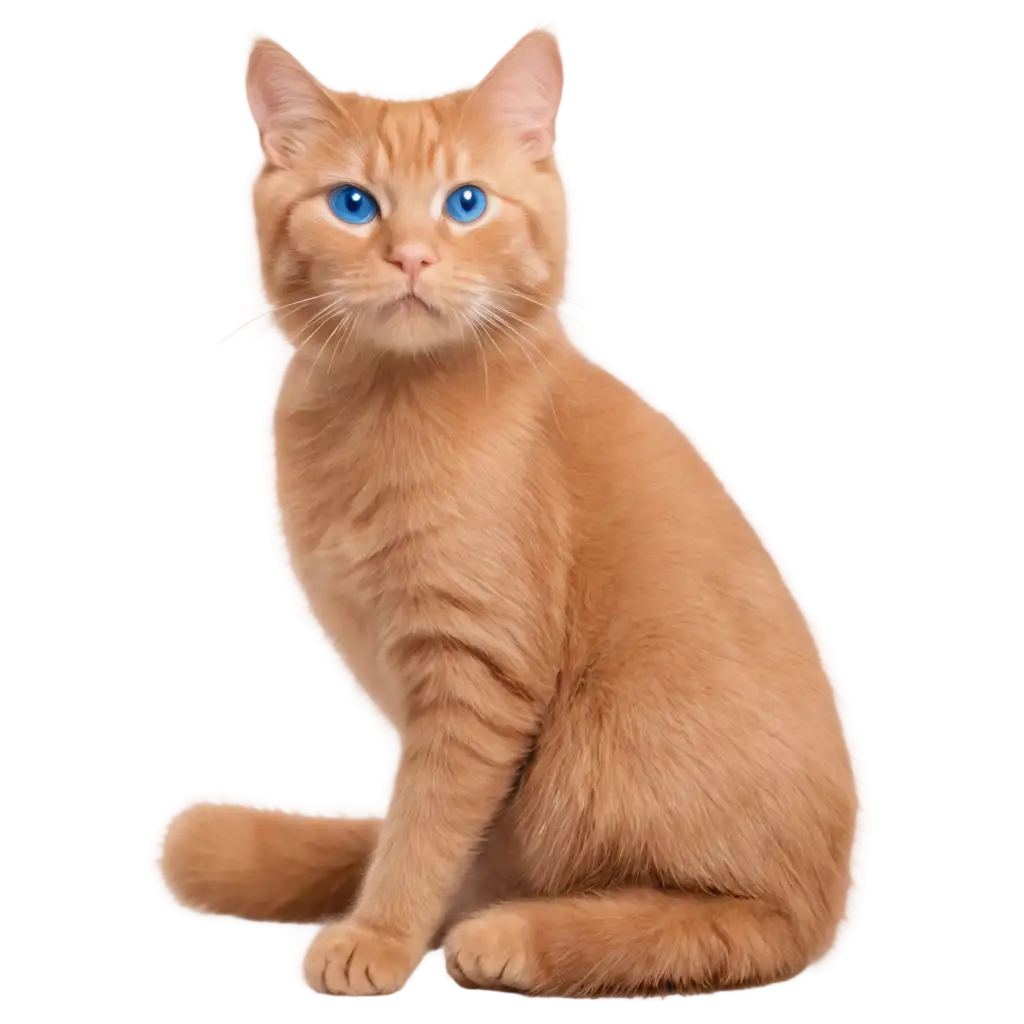 Adorable-Ginger-Kitty-with-Bright-Blue-Eyes-HighQuality-PNG-Image-for-Versatile-Usage