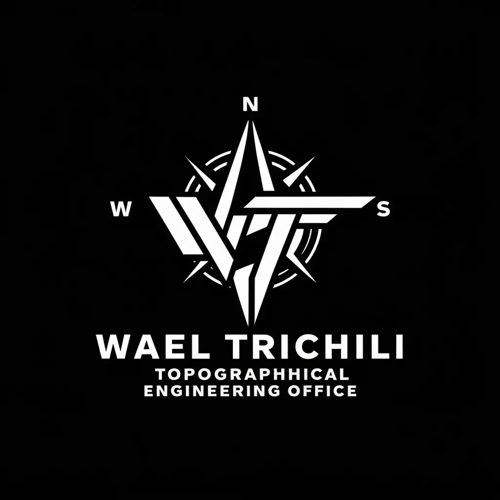 Topography Studies Office Logo Design for Wael Trichili