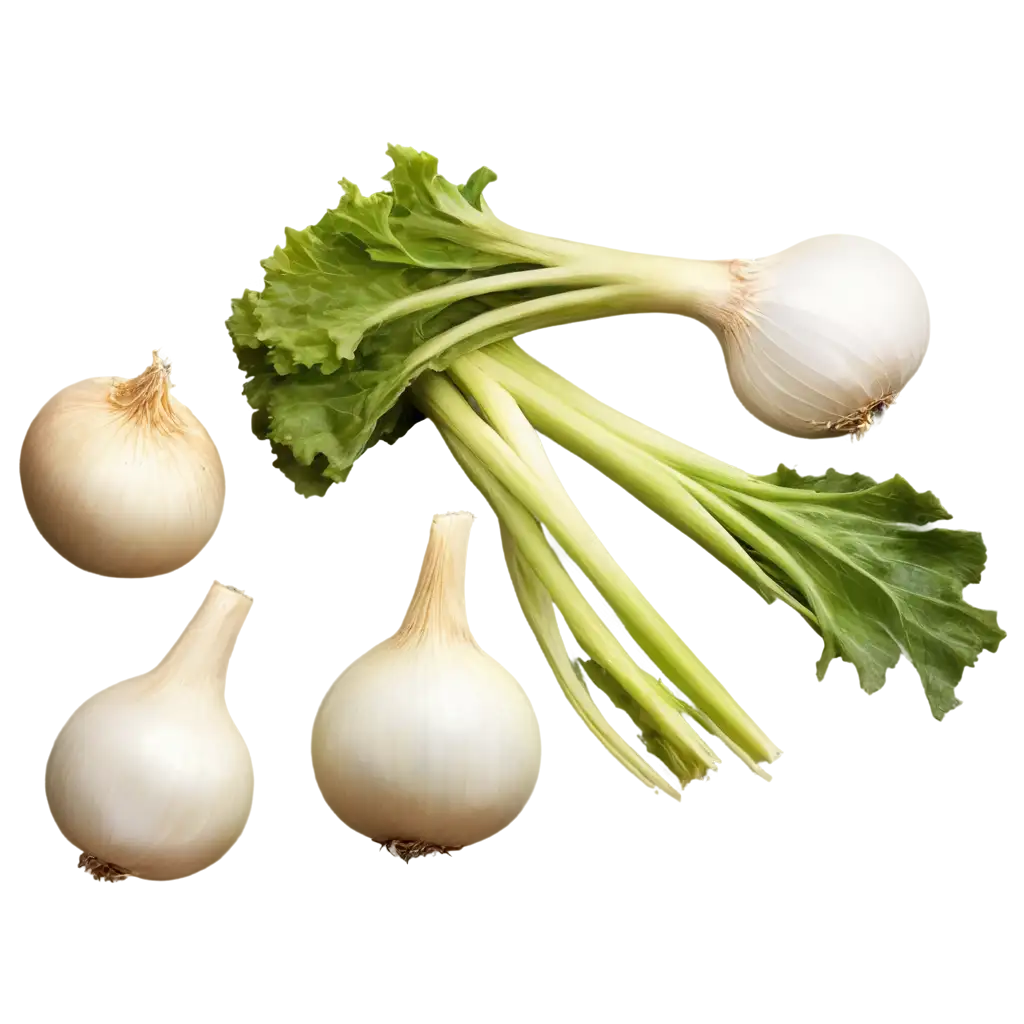 HighResolution-PNG-of-Fresh-Vegetables-White-Onions-Lettuce-and-Crisp-Greens-for-Culinary-Design