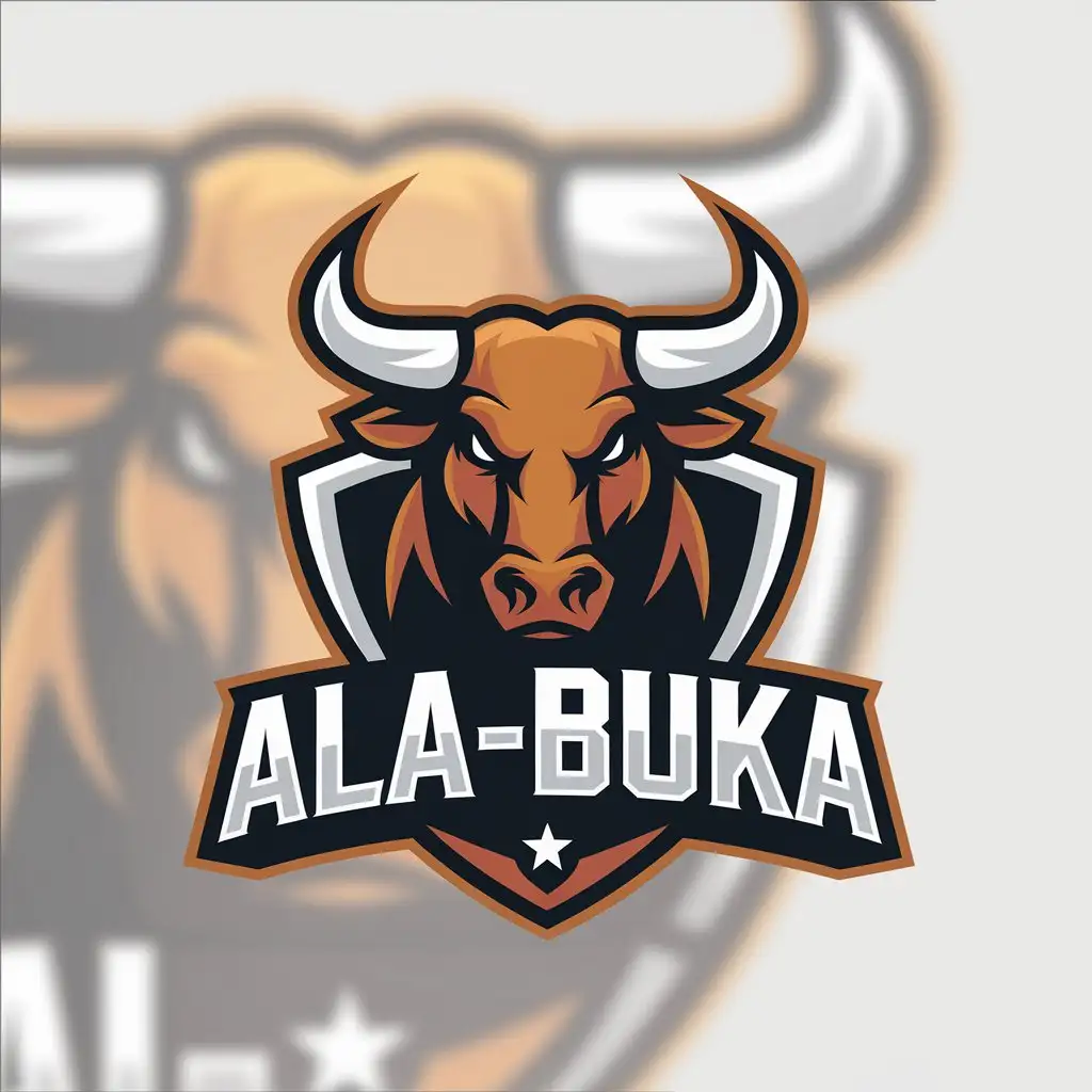 LOGO-Design-for-AlaBuka-Bull-Symbol-in-Vector-Style-for-Football-Industry