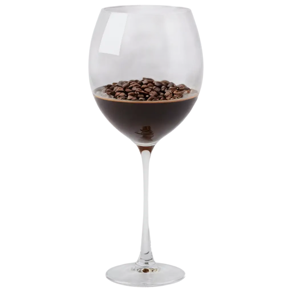 Enhance-Your-Content-with-a-Stunning-PNG-Image-of-a-Large-Wine-Glass-Filled-with-Coffee-Seeds