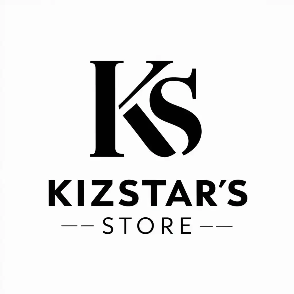 LOGO-Design-For-Kizstars-Store-KS-Vector-Logo-for-Retail-Industry