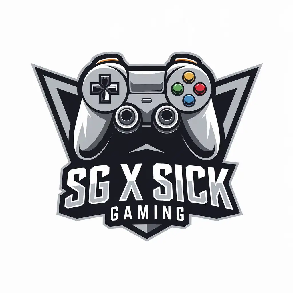 LOGO Design for sG x Sick Gaming Vector Controller Symbol for Technology Industry