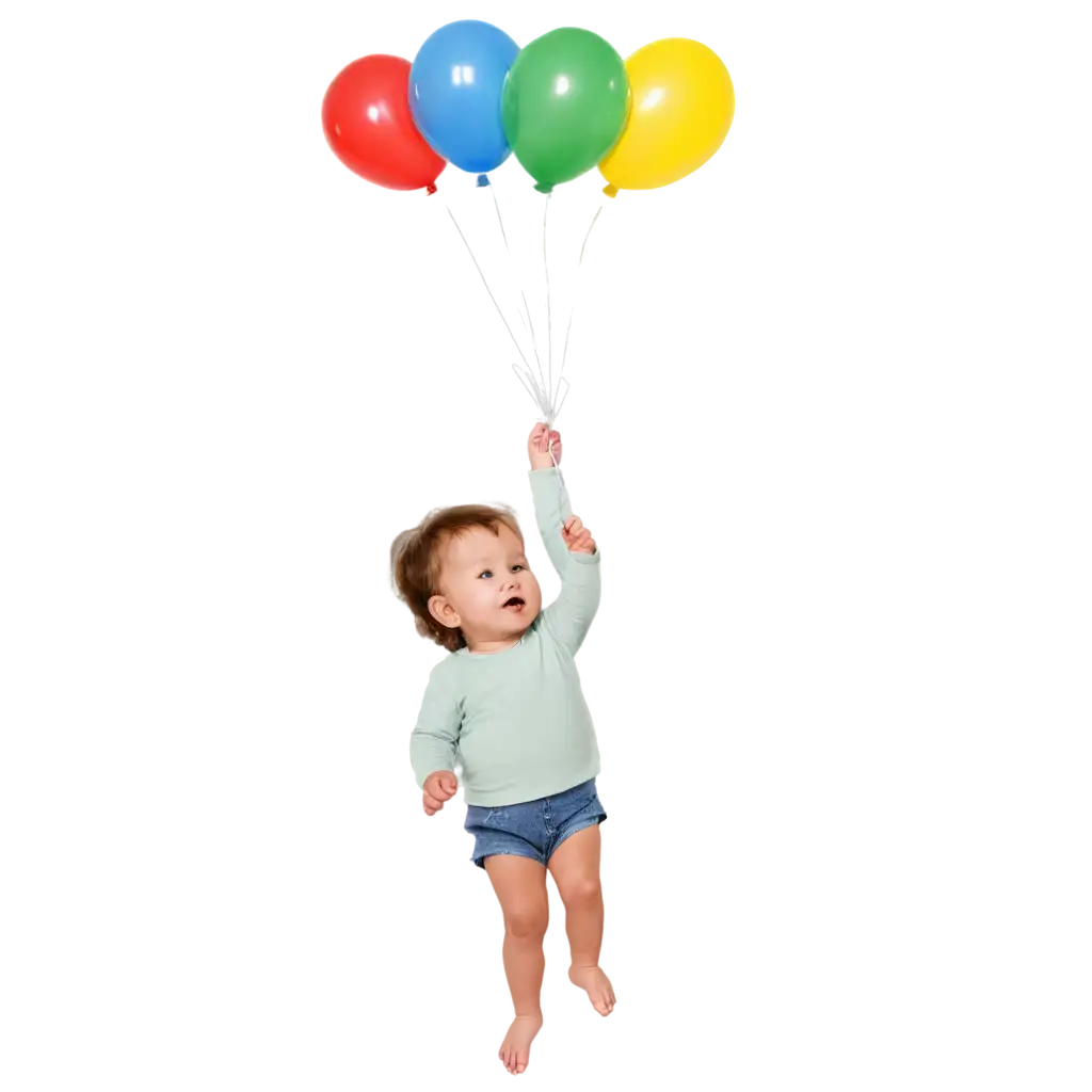 Create-Photorealistic-PNG-Image-Baby-Floating-with-Five-Balloons