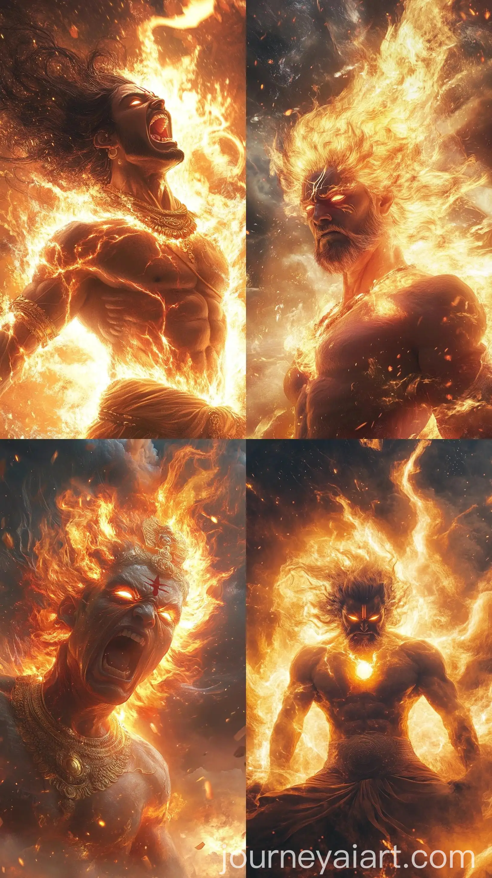 Intense-Fury-of-Surya-Dev-the-Sun-God-Amid-Celestial-Turmoil